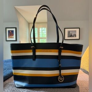 Excellent Condition Michael Kors Saffiano Laptop Tote